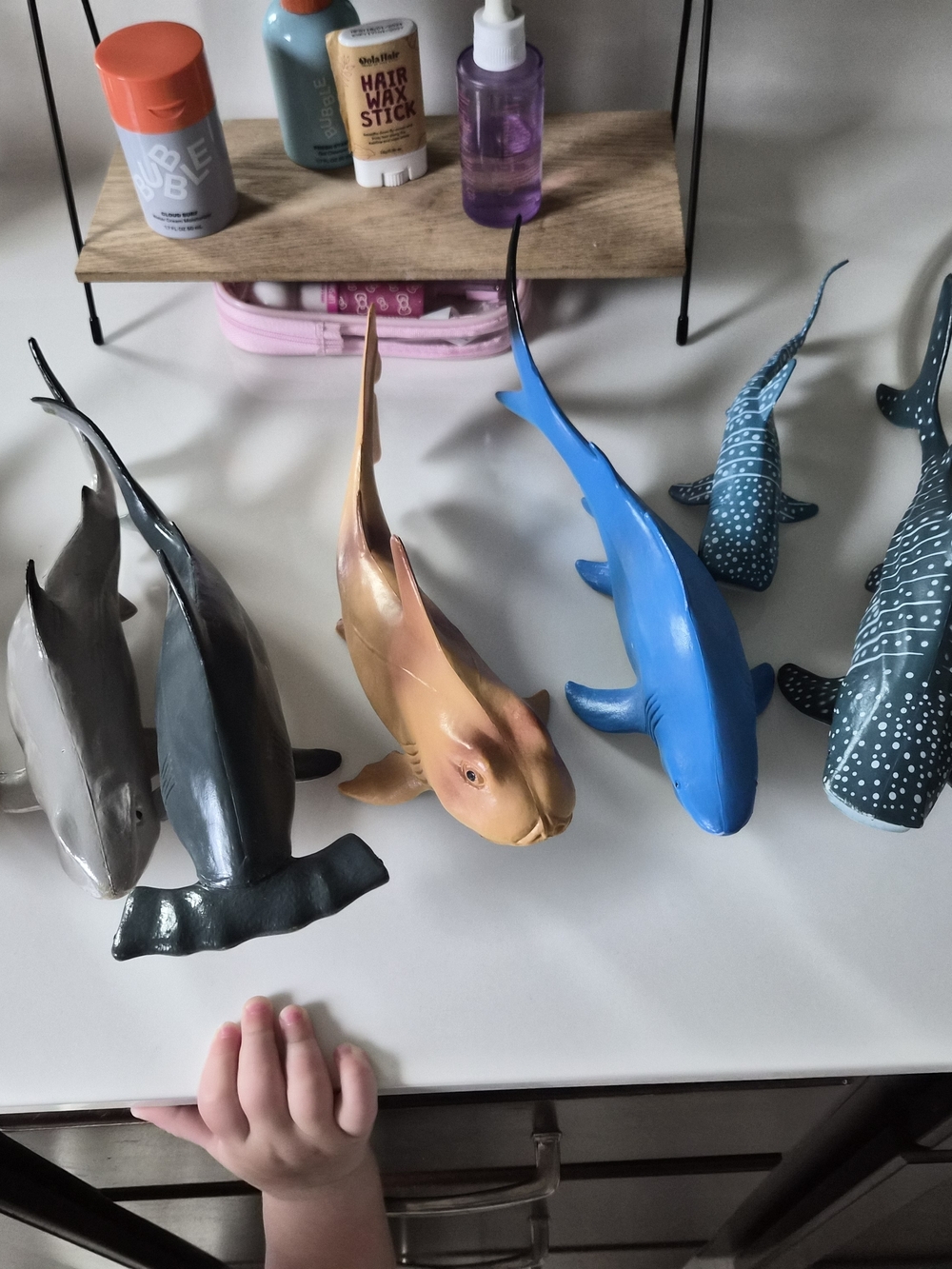 Kids Toy Hammerhead Shark Figure - Multicolored Set